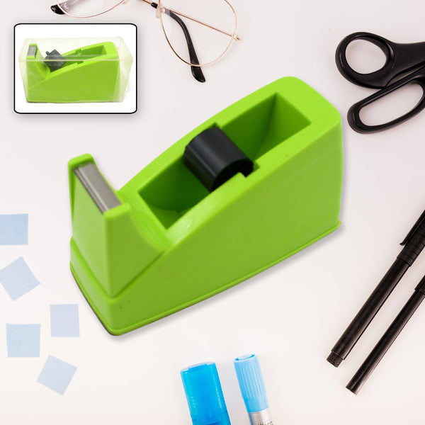 Plastic Tape Dispenser Cutter – Heavy Duty Stationary Tape Cutter for Home, Office, School Use (1 Pc / 515 gm)