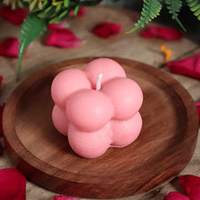 Multicolor Aesthetic Bubble Cube Wax Candles (6 Pc)