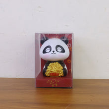 Solar Powered Moving Panda Car Dashboard Decoration – 1 Pc