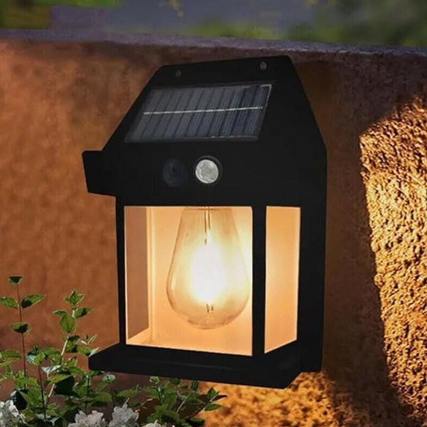 Solar Wall Lamp – Wireless Outdoor Light with Motion Sensor & 3 Modes