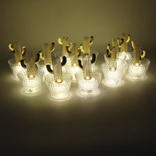 Decorative Cactus Shape LED Tealight Candles (12 Pc)