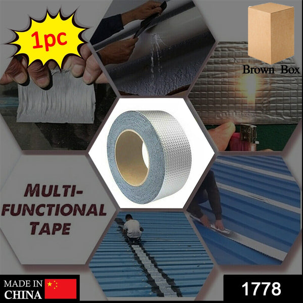 Self-Adhesive Insulation Resistant High Temperature Heat Reflective Aluminium Foil Duct Tape Roll (0.8mm)